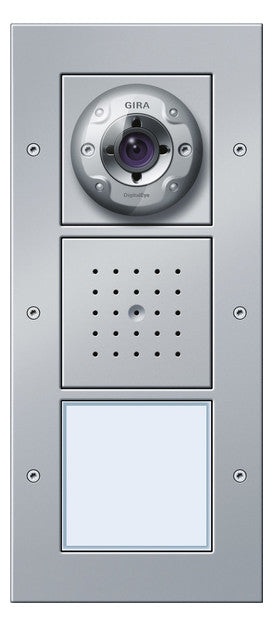GIRA Türstationmodul AP alu 1RT modular Türko 126965 Bus m.Kamera m.Infoschild