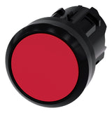 SIEMENS Drucktaster Front 1f rt  22mm 3SU1000-0AB20-0AA0 rnd 29,45x10,4mm