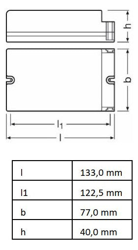LEDVANCE LED-Steuerung 110W 150-1050mA OT 110/170-240/1A0 4DIM NFC G3 CE 55-157
