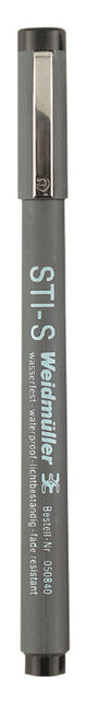 WEIDMÜLLER Filzst sw wasserf STI WATERPROOF SCHWARZ