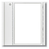 SIEDLE Ruftastenmodul Bus 1RT ws TM 700-1-0 W 99x99x26mm