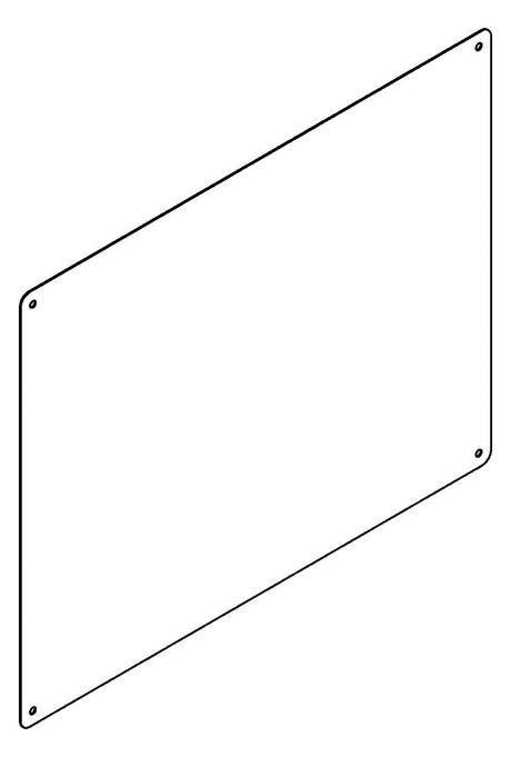 Franke RODAN Spiegel CHRH501 für Aufputzmontage 500x1x400 mm, Chromnickelstahl hochglanz | 2000056955