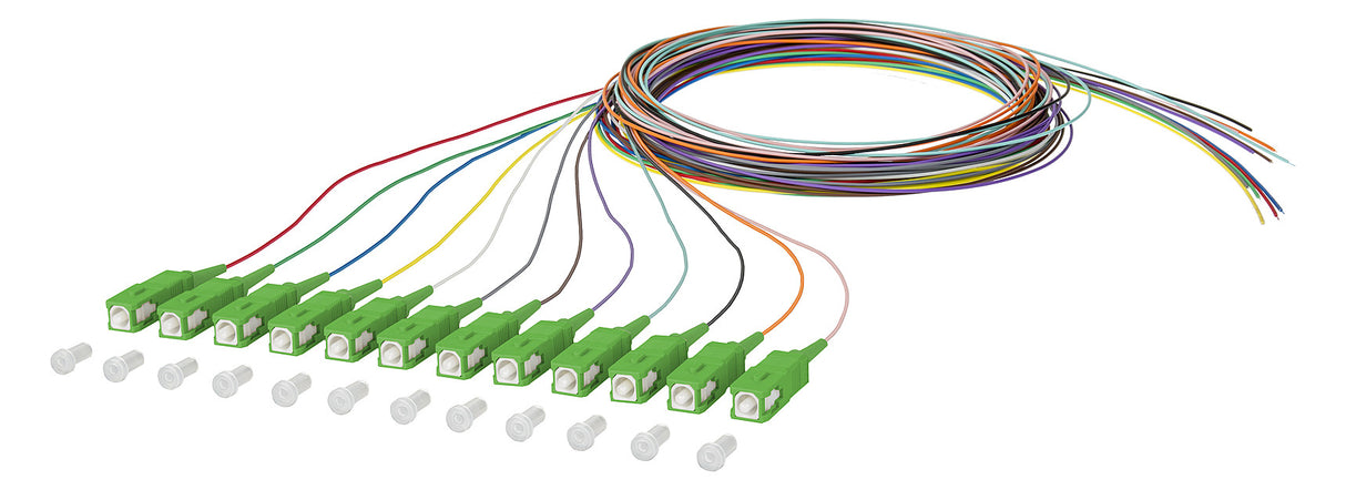 METZ CONNECT LWL-Pigtail SC SM OS2 APC 150Q1CA0020E 2m mehrf Aderpigtail