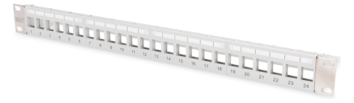 ASSMANN ELEKTRO Modular Patch Panel 24f geschirmt 24-Port, Besch. DN-91410-LF