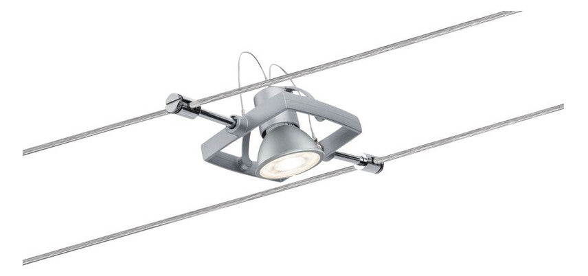 PAULMANN Anbaustrahler 10W Konv NV chr MacII 941.33 GU5,3 chr ST IP20 Seilkl