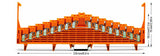 WAGO Reihenklemme 0,08-1,5qmm 8Etagen or Serie 727 727-125/003-000 4kl 18A TS35