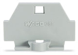 WAGO Abschlussplatte rastb gr Serie 261 261-361