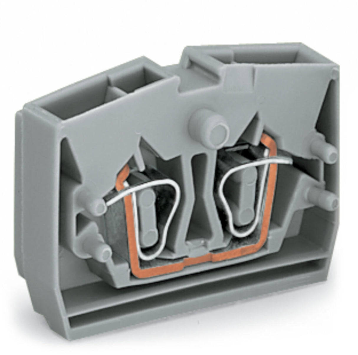 WAGO Klemmleiste 0,08-2,5qmm 24A 1p 6mm Serie 264 264-325 Thermopl sw Federzug