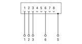 WAGO Modular-Buchse RJ45 Feldkonf Schirm Serie 288 289-174/790-108 gr