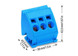 WAGO Sammelschienenklemme 96A 16qmm Serie 812 812-114 3/10mm B38mm