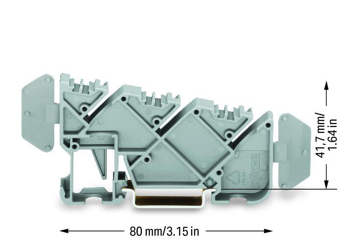 WAGO Sammelschienenträger 3p 140A 27mm Serie 812 812-140