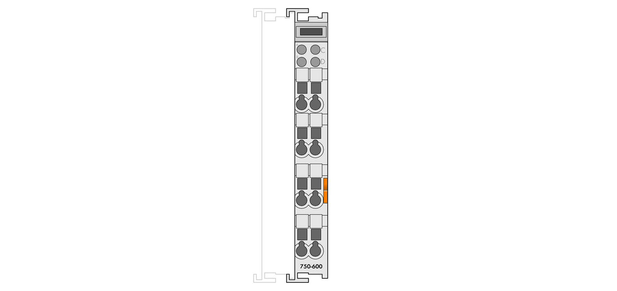 WAGO Einspeise-/Segmentmodul Serie 750 750-600