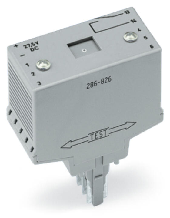 WAGO Steuerrelais DC 24-27,5V 6digiEing Serie 286 286-826 m.Relaisausg