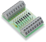 WAGO Bauelement-Reihenklemme 0,08-2,5qmm Serie 289 289-101 gr 1Etage 1A Federzug