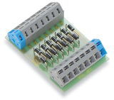 WAGO Bauelement-Reihenklemme 0,08-2,5qmm Serie 289 289-111 gr 1Etage 1A Federzug