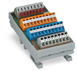 WAGO Übergabemodul 36p 24V 1A Federzug Serie 289 289-665 Steckanschl TS35