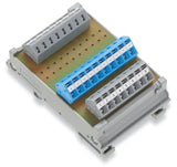 WAGO Übergabemodul 25p 125V 1A Federzug Serie 289 289-667 Steckanschl TS35
