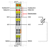 WAGO Analoges I/O-Modul DC 24V Eing.Spg 750-483/040-000 Federzug