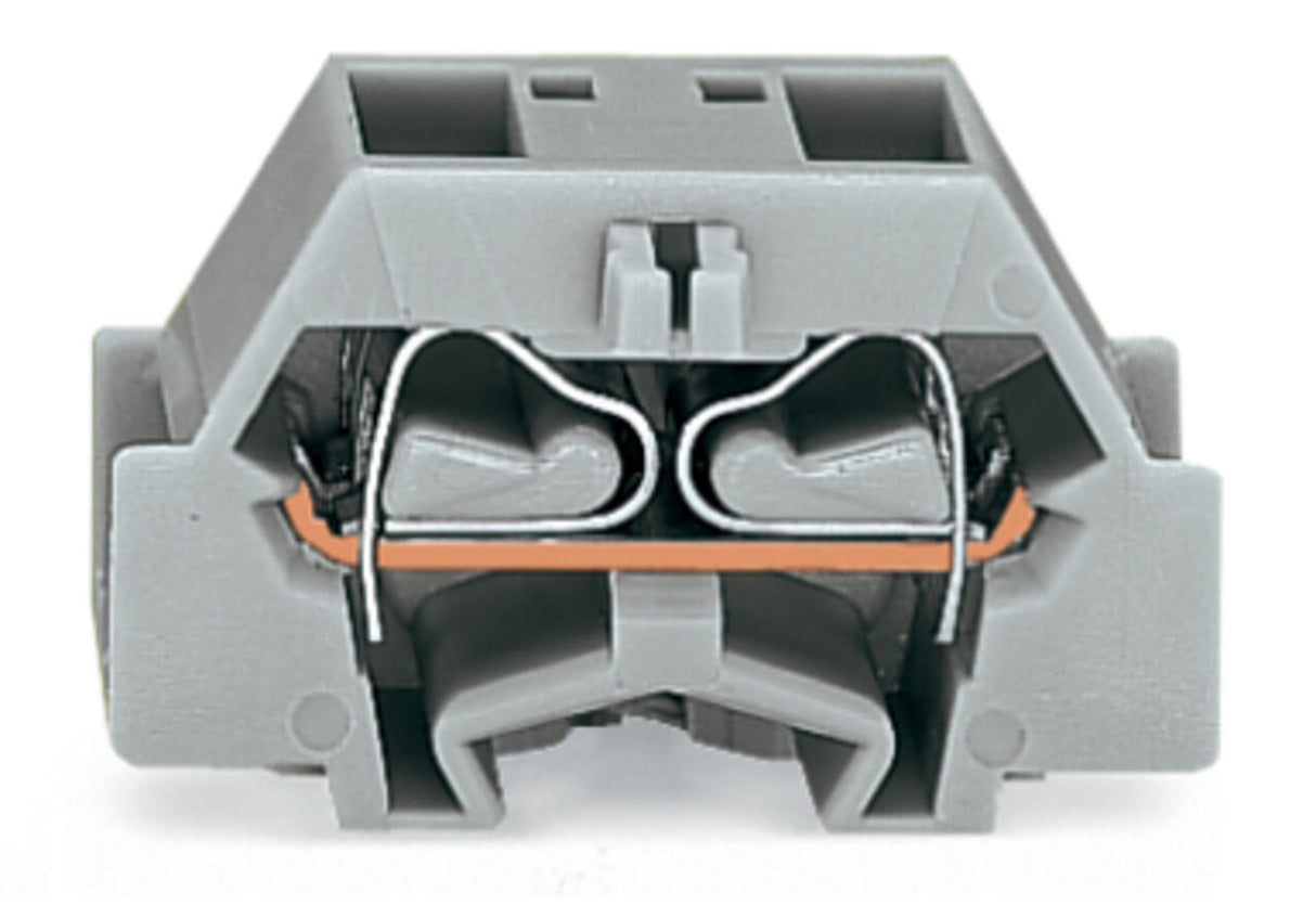 WAGO Klemmleiste 0,08-2,5qmm 24A 1p 10mm Serie 261 261-331 Thermopl gr Federzug