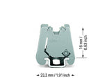 WAGO Endklammer/halter Kst TS15 Serie 249 249-101 schraublos