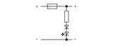 WAGO Sicherungs-Reihenklemme steckb LED Serie 286 286-890 G-Sich_5x20mm 24VAC
