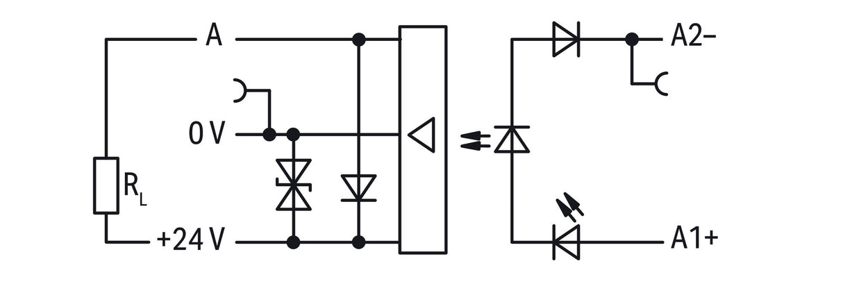 WAGO Optokoppler 24V 0,004A 10-30V LED Serie 859 859-720 Transistor