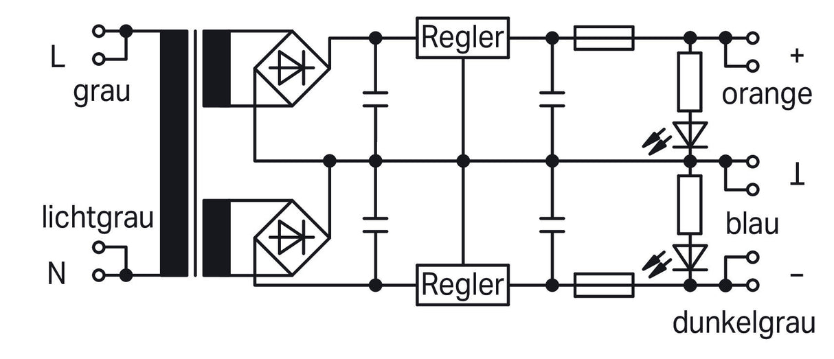 WAGO Gleichstromversorgung 12-15V 7,5W Serie 288 288-815 230VAC 0,5A 27VA IP00