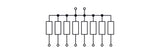 WAGO Bauelement-Reihenklemme 0,08-2,5qmm Serie 289 289-113 gr 1Etage Federzug