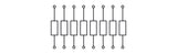 WAGO Bauelement-Reihenklemme 0,08-2,5qmm Serie 289 289-114 gr 1Etage Federzug