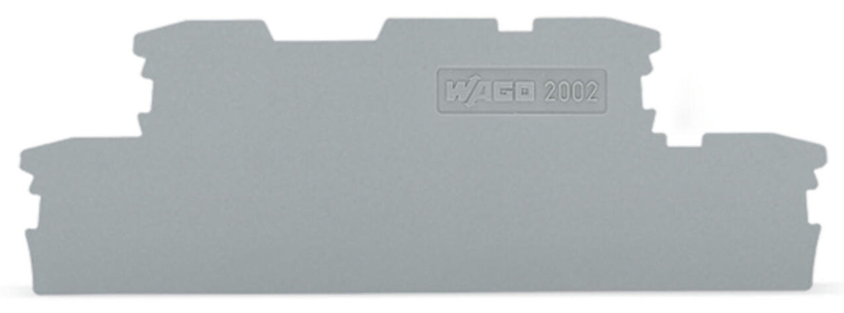 WAGO Abschl/Zwischenplatte rastb gr Serie 2002 2002-2991