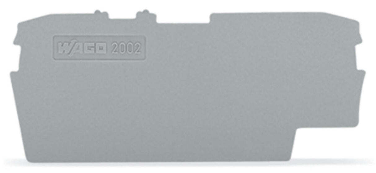WAGO Abschl/Zwischenplatte rastb gr Serie 2002 2002-1691