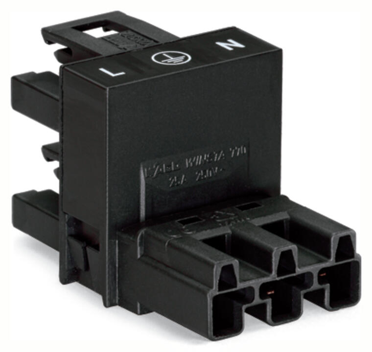 WAGO H-Verteiler PA 3Eing 3p 6Ausg 250V Serie 770 770-634 25A IP20 hfr