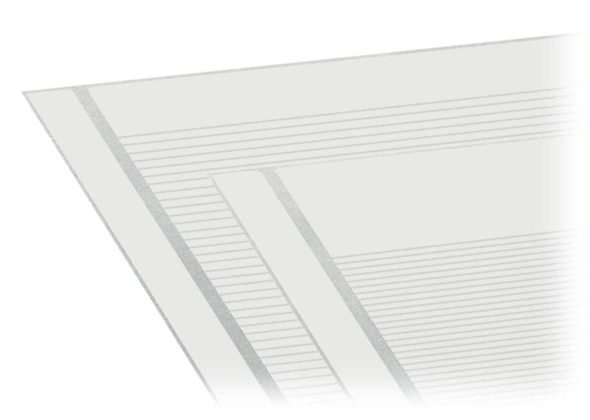 WAGO Klemmenmarkierung ws RM=3,5mm 33-48 Serie 210 210-332/350-206 horiz