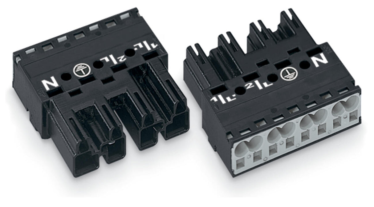WAGO Steckverbinder Gebäude Stecker 4p Serie 770 770-214 Federzug 400V 25A