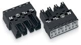 WAGO Steckverbinder Gebäude Stecker 4p Serie 770 770-214 Federzug 400V 25A
