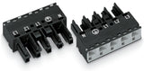WAGO Steckverbinder Gebäude Buchse 5p Serie 770 770-405 Federzug 400V 25A