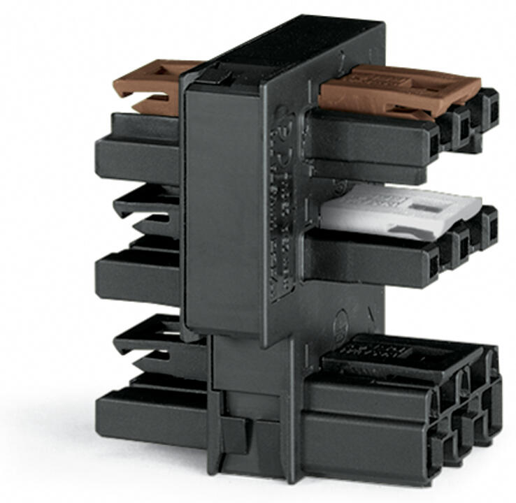WAGO H-Verteiler PA 3Eing 3p 15Ausg 250V Serie 770 770-638 25A IP20 hfr