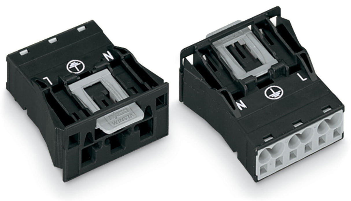 WAGO Gerätestecker 3p ger Einb/steck 25A Serie 770 770-713/007-000 Federzug 250V