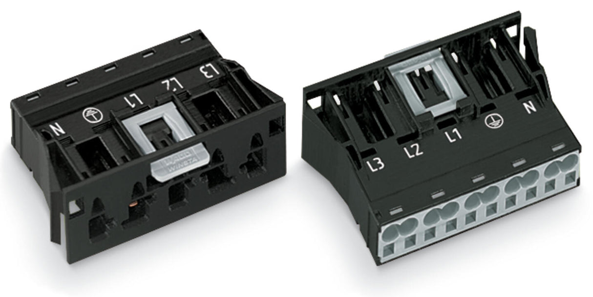 WAGO Gerätestecker 5p ger Snap/schraub Serie 770 770-715 Federzug 400V 25A hfr
