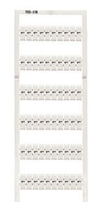 WAGO Klemmenmarkierung ge RM=5mm 1/2 Serie 793 793-618/000-002 vert
