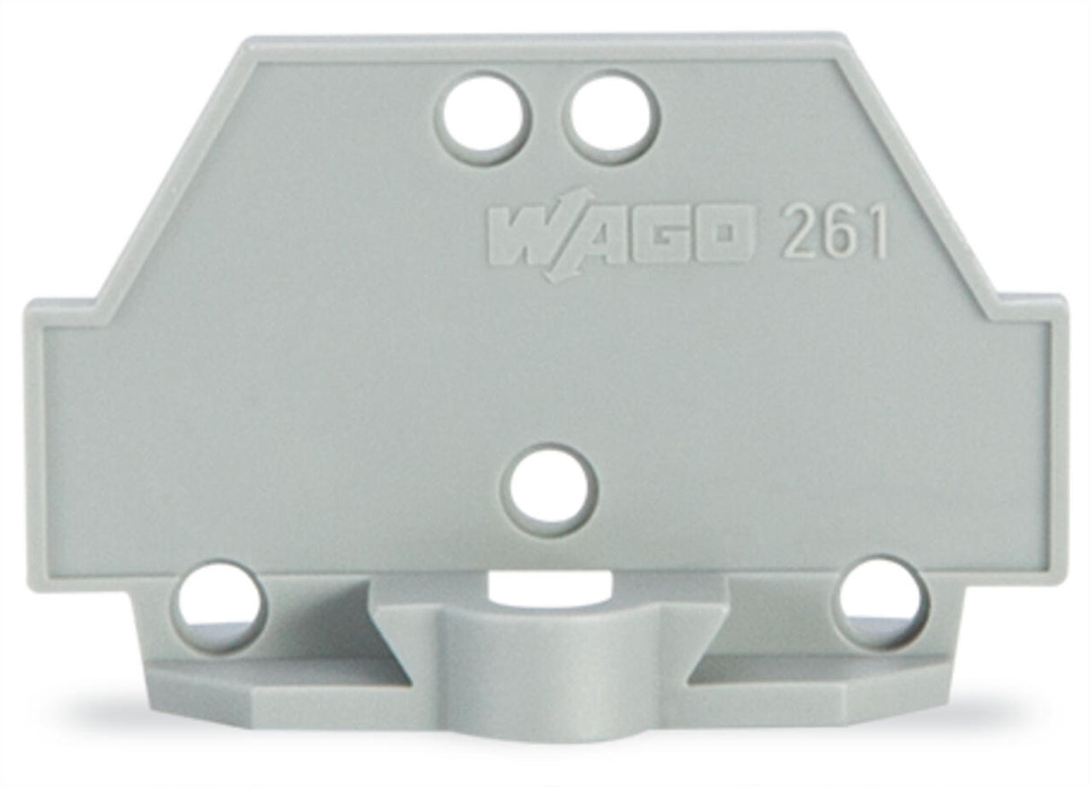 WAGO Abschlussplatte rastb gr Serie 261 261-410