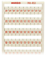 WAGO Klemmenmarkierung or RM=5mm vert Serie 793 793-653/000-012 10/20-50