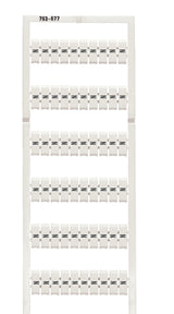 WAGO Klemmenmarkierung or RM=5mm N vert Serie 793 793-677/000-012
