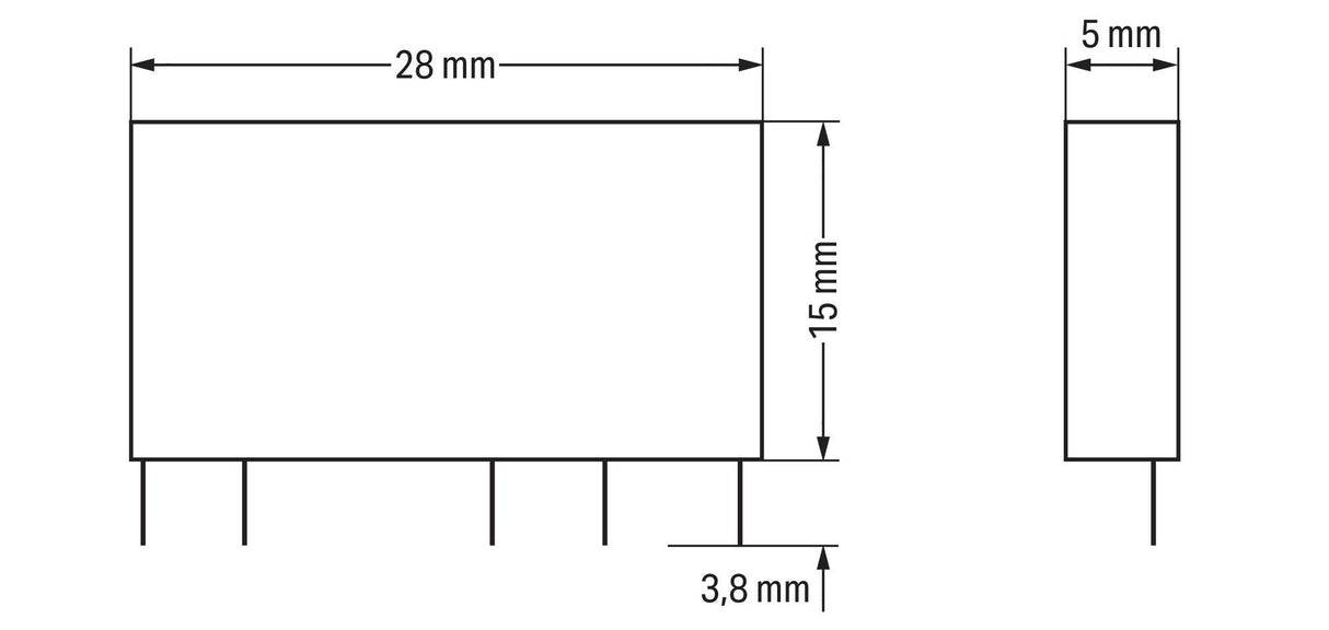 WAGO Schaltrelais 1W IP20 5x15x28mm 857-151 Steckanschl
