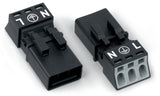 WAGO Steckverbinder Gebäude Stecker 3p Serie 890 890-213 Federzug 250V 16A
