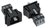 WAGO Gerätebuchse 3p ger Snap/schraub Serie 890 890-703 Federzug 250V 16A hfr