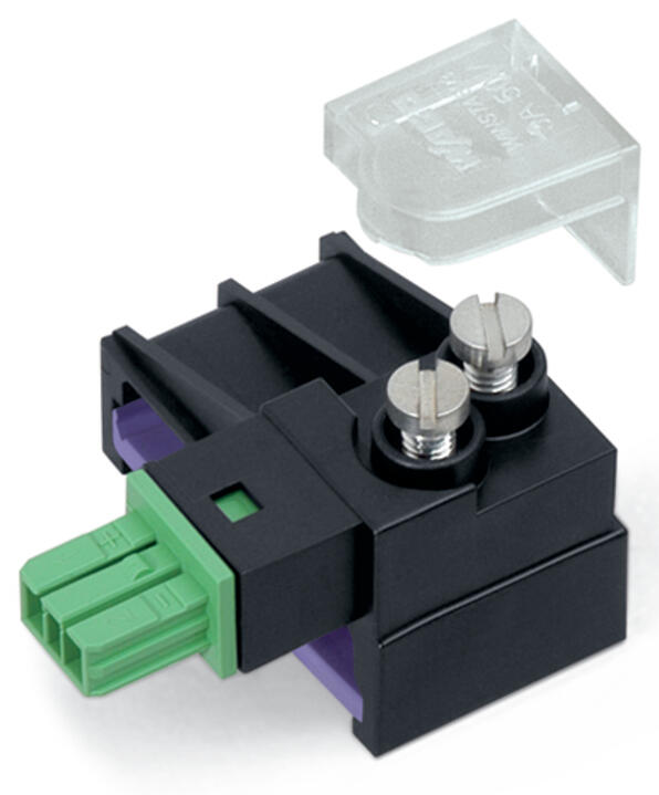 WAGO Flachleitungsadapter 2p 50V 3A sw Serie 893 893-262 Abgriff Schraub