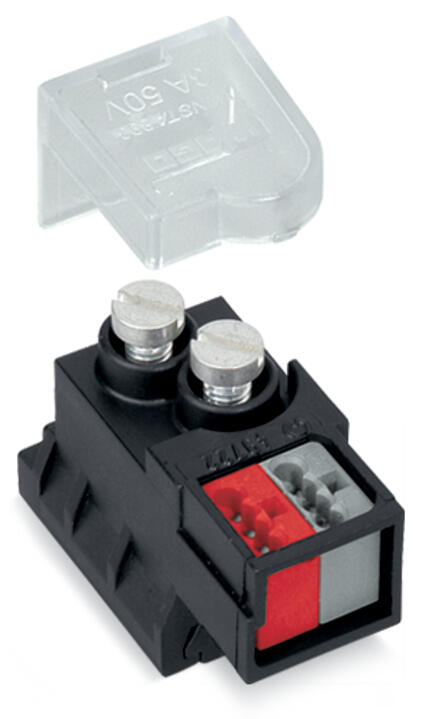 WAGO Flachleitungsadapter 2p 50V 3A sw Serie 893 893-121 Einspeisung Federzug