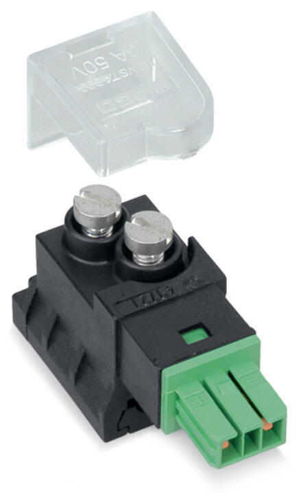 WAGO Flachleitungsadapter 2p 50V 3A sw Serie 893 893-122 Abgriff Schraub