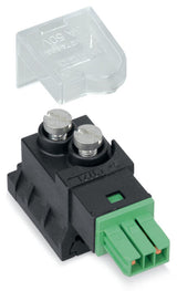 WAGO Flachleitungsadapter 2p 50V 3A sw Serie 893 893-122 Abgriff Schraub